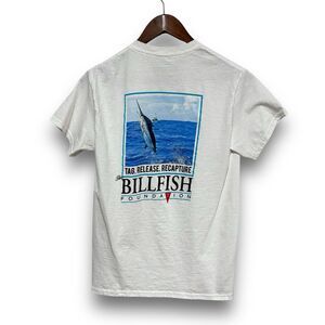 Fathom Offshore Men's Double Sided Graphic T Shirt Bill Fish Foundation‎ Small